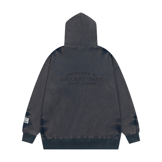 GALLERY DEPT New Hooded Sweatshirt G393-1