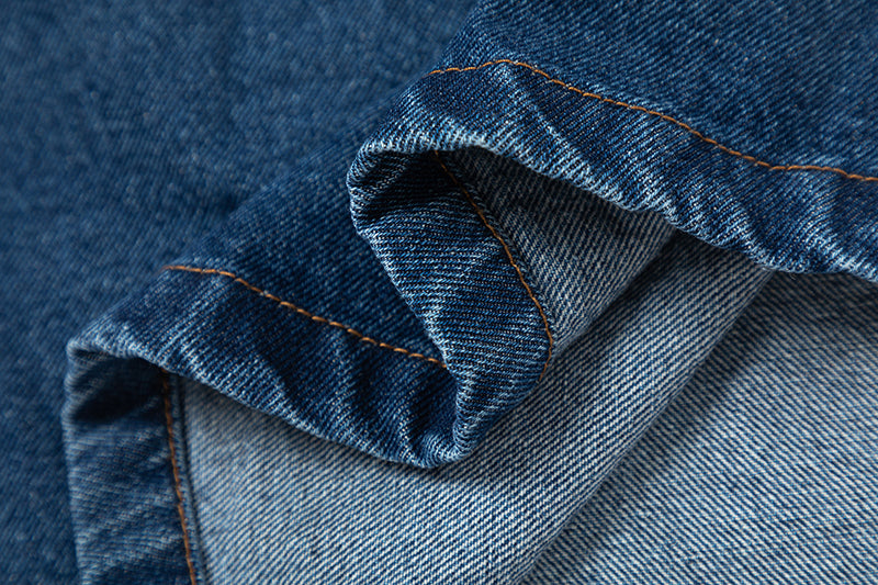 Ami 3D Embossed Heart Denim Jacket 835