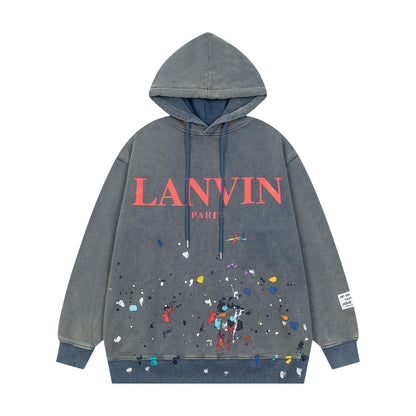 GALLERY DEPT New Hooded Sweatshirt G393